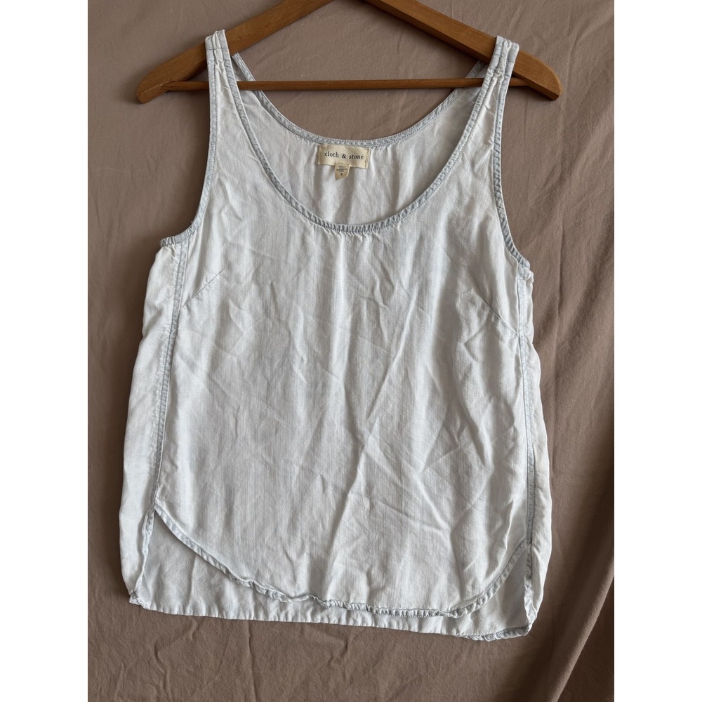 Cloth & Stone Tank Top Womens Small Sleeveless Shirt Lyocell‎ Tencel Casual